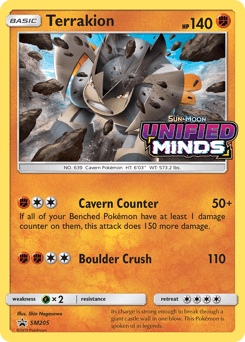 Terrakion SM205 — SM Black Star Promos