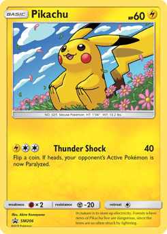 Pikachu SM206 — SM Black Star Promos