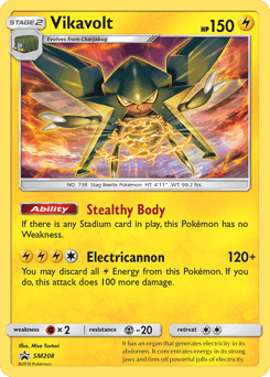 Vikavolt SM208 — SM Black Star Promos
