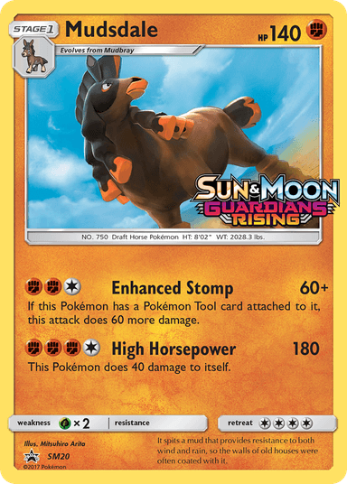 Carta Mudsdale SM20/248 do set SM Black Star Promos — Pokémon TCG | Bynx