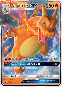 Charizard-GX SM211 — SM Black Star Promos