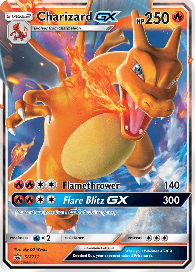 Carta Charizard-GX SM211/248 do set SM Black Star Promos — Pokémon TCG | Bynx