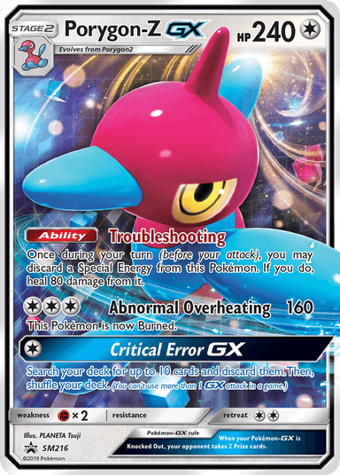 Carta Porygon-Z-GX SM216/248 do set SM Black Star Promos — Pokémon TCG | Bynx
