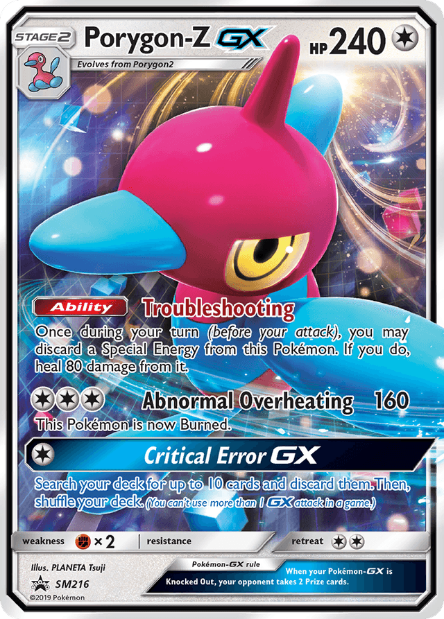 Carta Porygon-Z-GX SM216/248 do set SM Black Star Promos — Pokémon TCG | Bynx