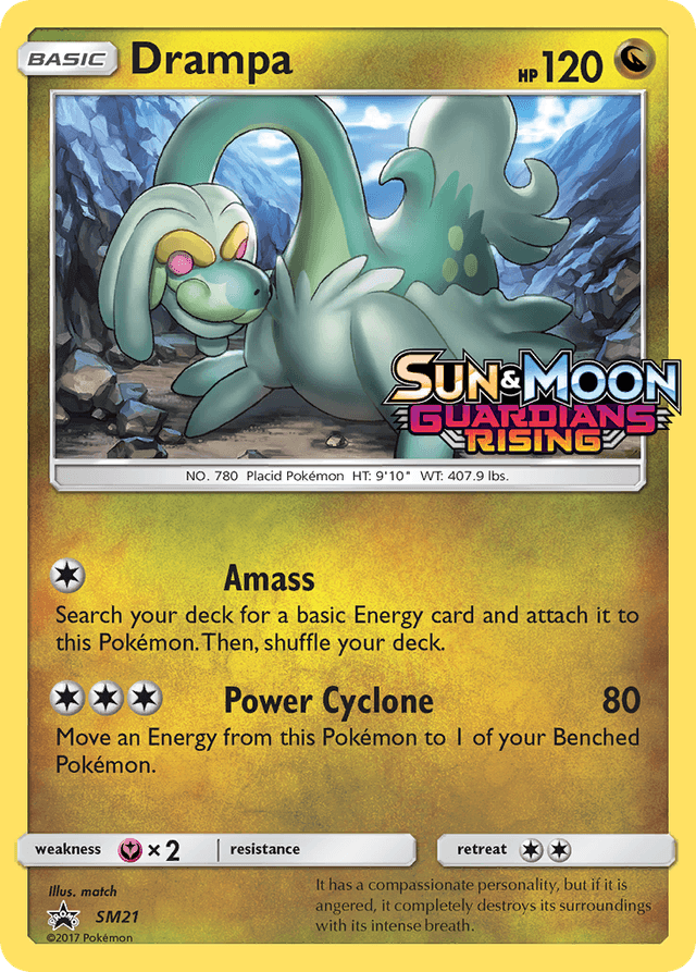 Carta Drampa SM21/248 do set SM Black Star Promos — Pokémon TCG | Bynx