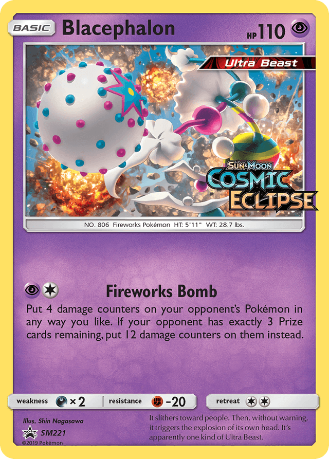 Carta Blacephalon SM221/248 do set SM Black Star Promos — Pokémon TCG | Bynx