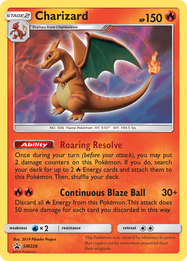 Carta Charizard SM226/248 do set SM Black Star Promos — Pokémon TCG | Bynx