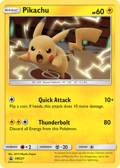 Pikachu SM227 — SM Black Star Promos