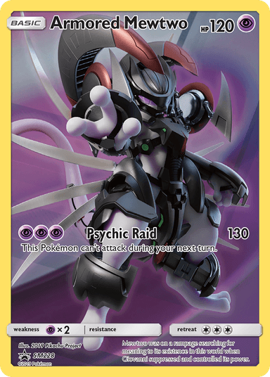 Carta Armored Mewtwo SM228/248 do set SM Black Star Promos — Pokémon TCG | Bynx