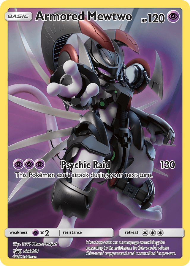 Carta Armored Mewtwo SM228/248 do set SM Black Star Promos — Pokémon TCG | Bynx