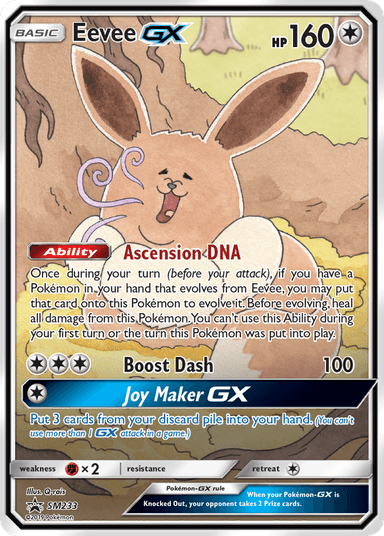 Carta Eevee-GX SM233/248 do set SM Black Star Promos — Pokémon TCG | Bynx