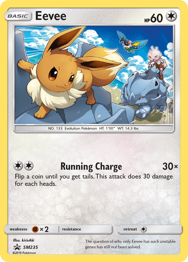 Carta Eevee SM235/248 do set SM Black Star Promos — Pokémon TCG | Bynx