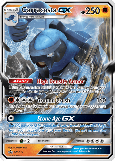 Carta Carracosta-GX SM239/248 do set SM Black Star Promos — Pokémon TCG | Bynx