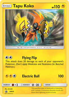 Tapu Koko SM30 — SM Black Star Promos