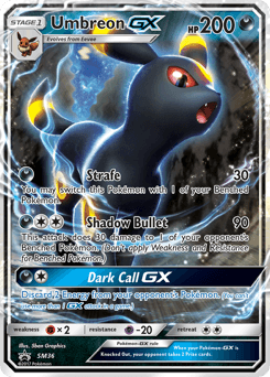 Umbreon-GX SM36 — SM Black Star Promos