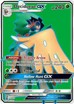 Decidueye-GX SM37 — SM Black Star Promos