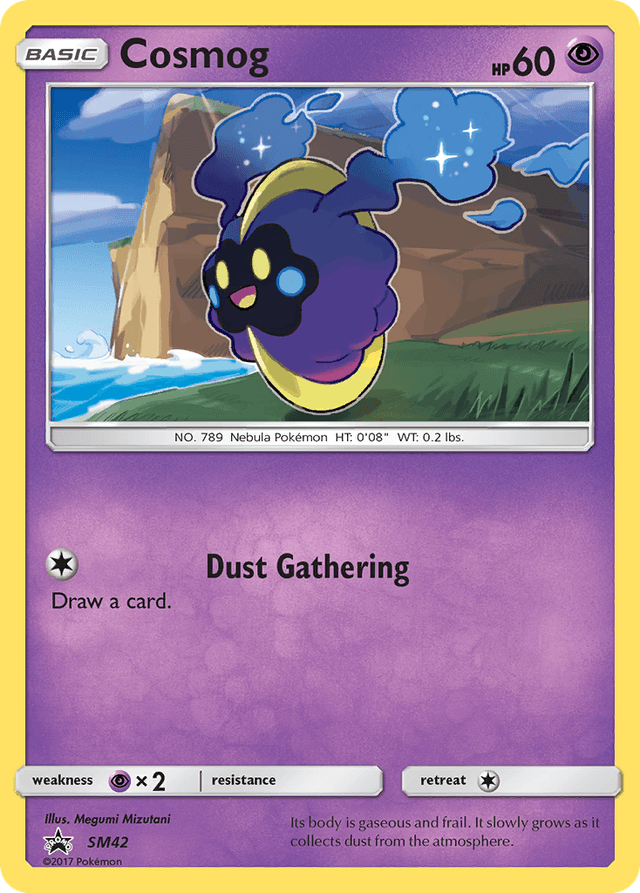 Carta Cosmog SM42/248 do set SM Black Star Promos — Pokémon TCG | Bynx