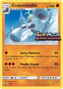 Crabominable SM47 — SM Black Star Promos