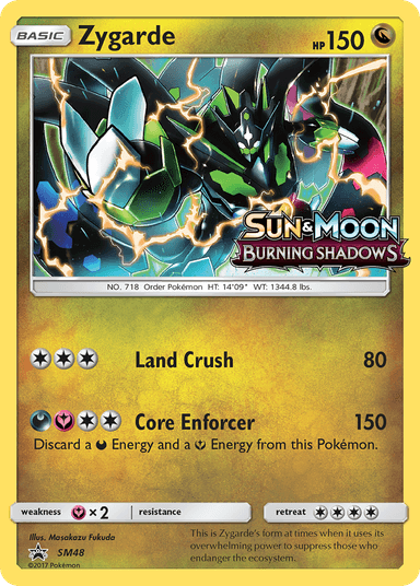 Carta Zygarde SM48/248 do set SM Black Star Promos — Pokémon TCG | Bynx