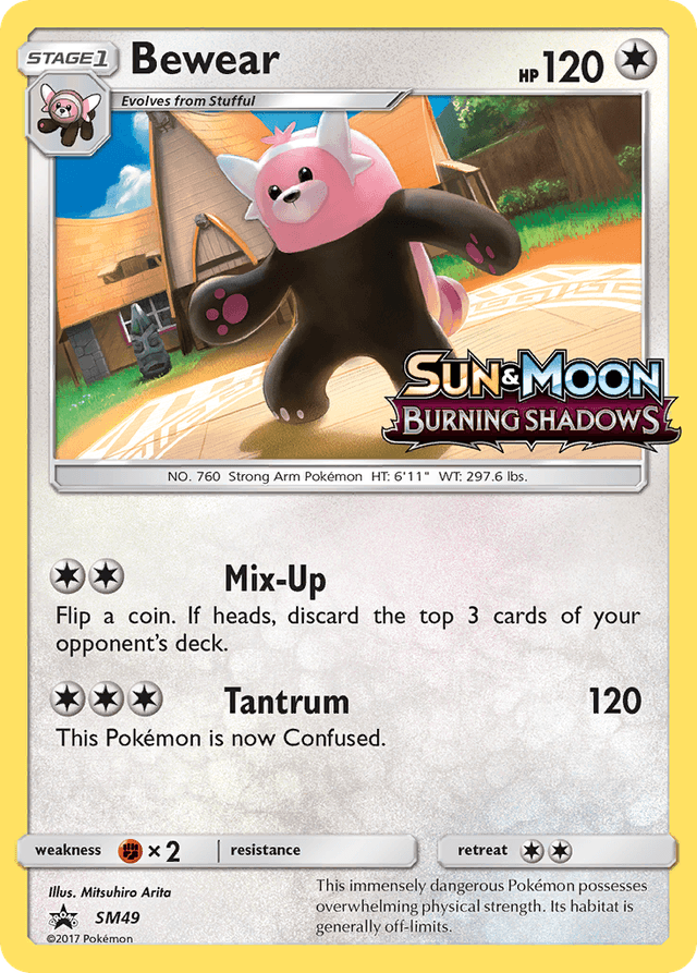 Carta Bewear SM49/248 do set SM Black Star Promos — Pokémon TCG | Bynx