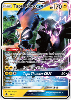 Tapu Koko-GX SM50 — SM Black Star Promos