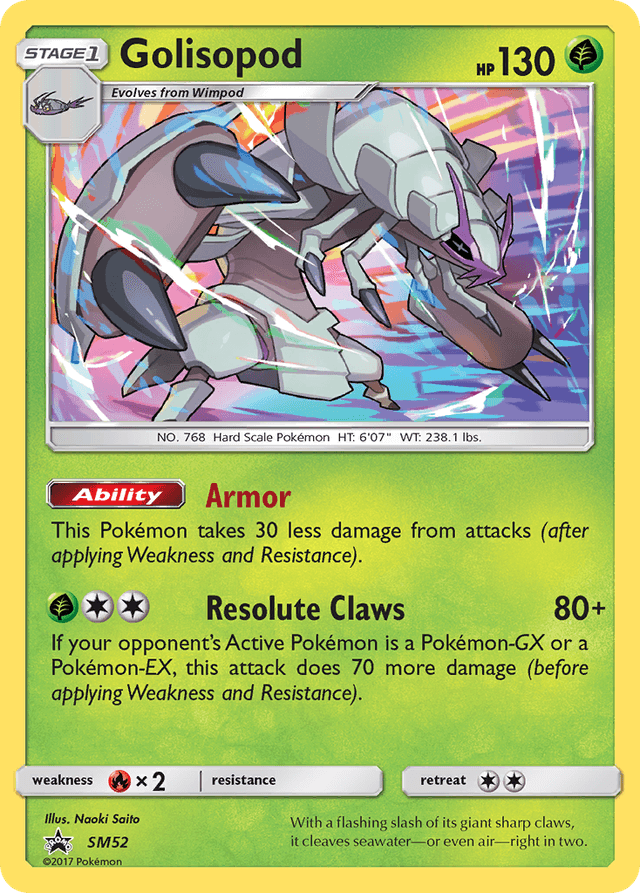 Carta Golisopod SM52/248 do set SM Black Star Promos — Pokémon TCG | Bynx