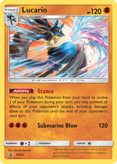 Carta Lucario SM54/248 do set SM Black Star Promos — Pokémon TCG | Bynx