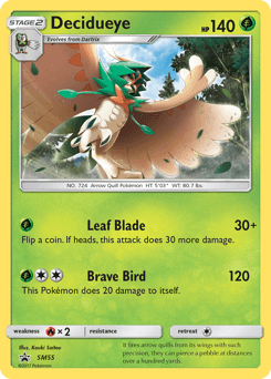 Decidueye SM55 — SM Black Star Promos