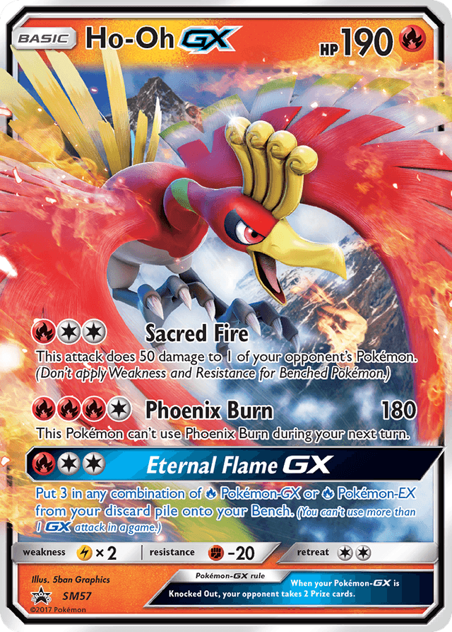 Carta Ho-Oh-GX SM57/248 do set SM Black Star Promos — Pokémon TCG | Bynx