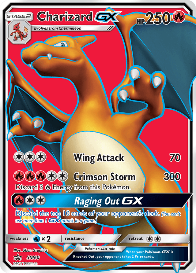Carta Charizard-GX SM60/248 do set SM Black Star Promos — Pokémon TCG | Bynx