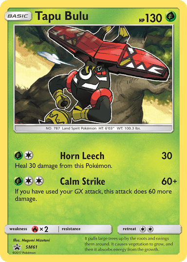 Carta Tapu Bulu SM61/248 do set SM Black Star Promos — Pokémon TCG | Bynx