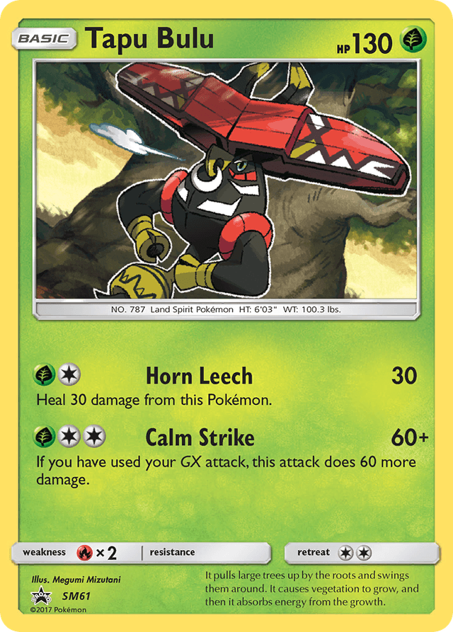 Carta Tapu Bulu SM61/248 do set SM Black Star Promos — Pokémon TCG | Bynx