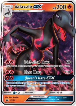 Salazzle-GX SM63 — SM Black Star Promos