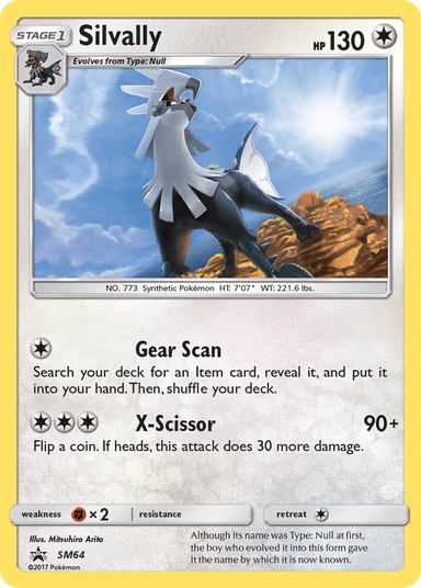 Carta Silvally SM64/248 do set SM Black Star Promos — Pokémon TCG | Bynx