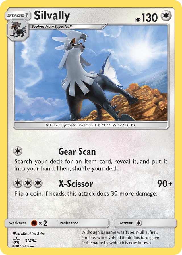 Carta Silvally SM64/248 do set SM Black Star Promos — Pokémon TCG | Bynx