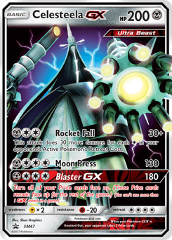 Celesteela-GX SM67 — SM Black Star Promos