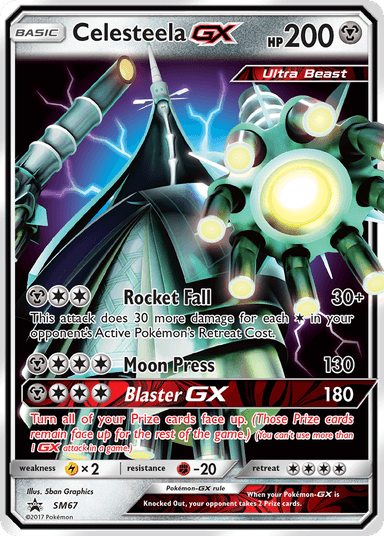Carta Celesteela-GX SM67/248 do set SM Black Star Promos — Pokémon TCG | Bynx