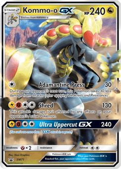 Kommo-o-GX SM71 — SM Black Star Promos