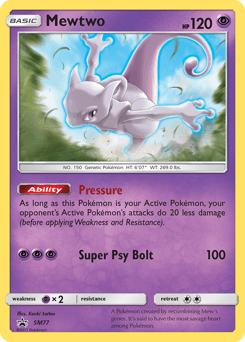 Mewtwo SM77 — SM Black Star Promos