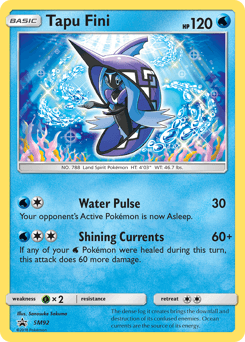 Tapu Fini SM92 — SM Black Star Promos