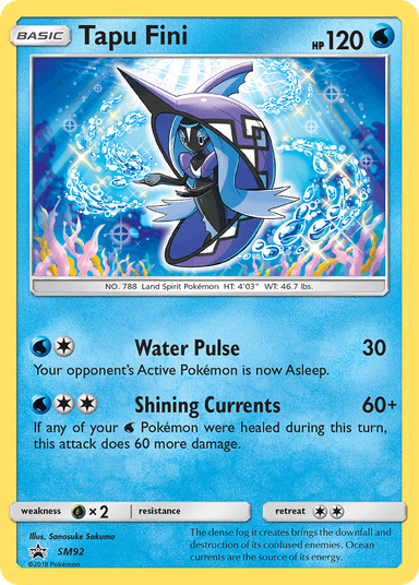 Carta Tapu Fini SM92/248 do set SM Black Star Promos — Pokémon TCG | Bynx