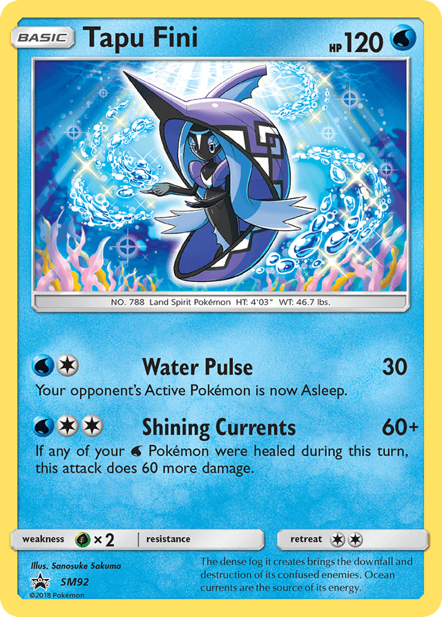 Carta Tapu Fini SM92/248 do set SM Black Star Promos — Pokémon TCG | Bynx