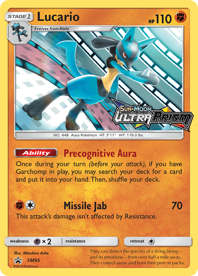 Carta Lucario SM95/248 do set SM Black Star Promos — Pokémon TCG | Bynx