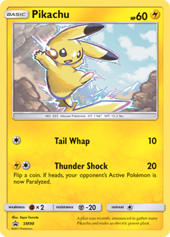 Pikachu SM98 — SM Black Star Promos