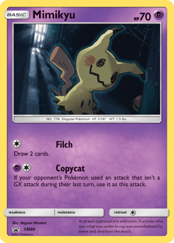Mimikyu SM99 — SM Black Star Promos