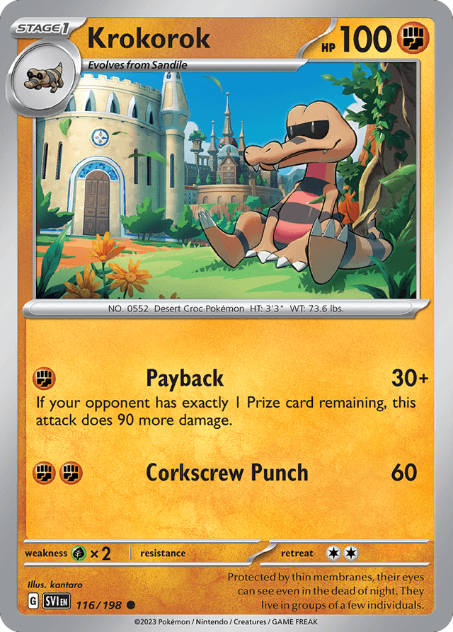 Carta Krokorok 116/198 do set Scarlet & Violet — Pokémon TCG | Bynx