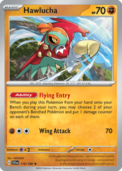 Hawlucha 118 — Scarlet & Violet