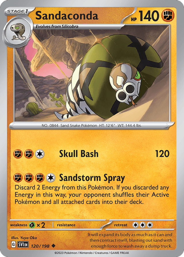 Carta Sandaconda 120/198 do set Scarlet & Violet — Pokémon TCG | Bynx