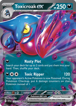 Toxicroak ex 131 — Scarlet & Violet