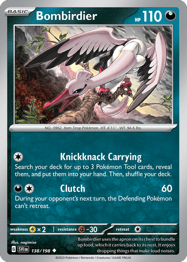 Carta Bombirdier 138/198 do set Scarlet & Violet — Pokémon TCG | Bynx